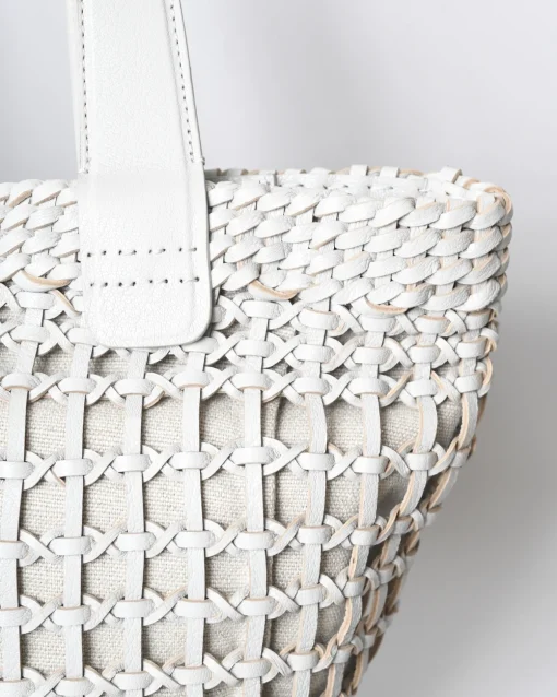 La Piscine Paris Sac à main tressé bi-matière Falorni*Femme Sacs