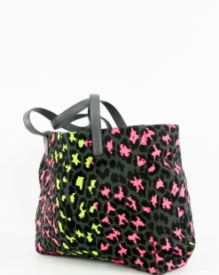La Piscine Paris Sac cabas à motifs fluo Christopher Kane*Femme Sacs