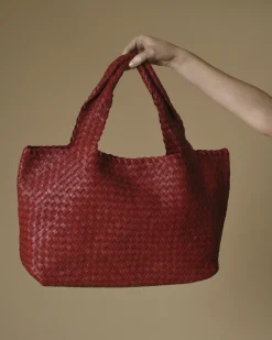 La Piscine Paris Sac cabas en cuir tressé Falorni*Femme Sacs