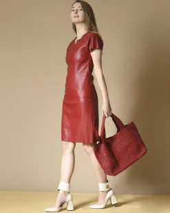 La Piscine Paris Sac cabas en cuir tressé Falorni*Femme Sacs