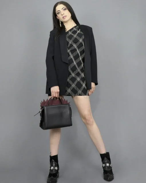 La Piscine Paris Sac en cuir nappa et intérieur en cuir contrasté apparent Carditosale*Femme Sacs