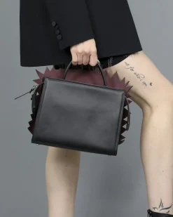 La Piscine Paris Sac en cuir nappa et intérieur en cuir contrasté apparent Carditosale*Femme Sacs