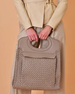 La Piscine Paris Sac en cuir tressé Falorni*Femme Sacs
