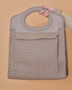 La Piscine Paris Sac en cuir tressé Falorni*Femme Sacs