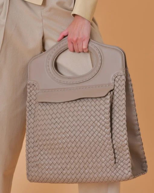 La Piscine Paris Sac en cuir tressé Falorni*Femme Sacs