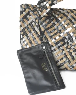 La Piscine Paris Sac en cuir tressé Falorni*Femme Sacs