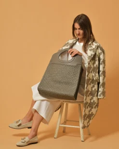 La Piscine Paris Sac en cuir tressé Falorni*Femme Sacs