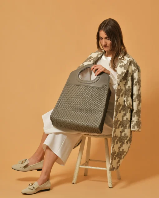 La Piscine Paris Sac en cuir tressé Falorni*Femme Sacs