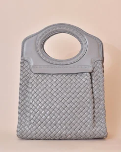 La Piscine Paris Sac en cuir tressé foncé Falorni*Femme Sacs