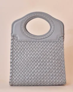 La Piscine Paris Sac en cuir tressé foncé Falorni*Femme Sacs