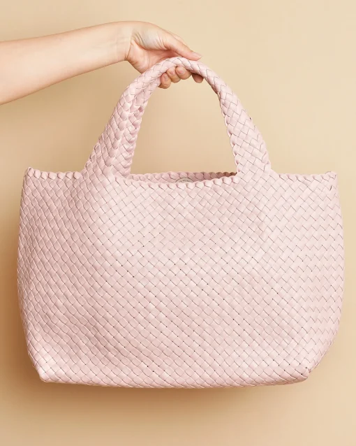 La Piscine Paris Sac en cuir tressé clair Falorni*Femme Sacs