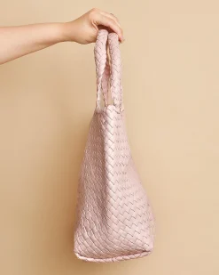 La Piscine Paris Sac en cuir tressé clair Falorni*Femme Sacs