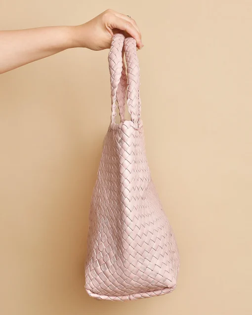 La Piscine Paris Sac en cuir tressé clair Falorni*Femme Sacs