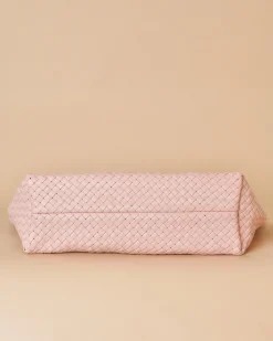La Piscine Paris Sac en cuir tressé clair Falorni*Femme Sacs