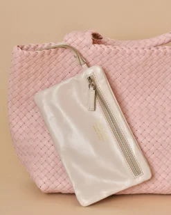 La Piscine Paris Sac en cuir tressé clair Falorni*Femme Sacs