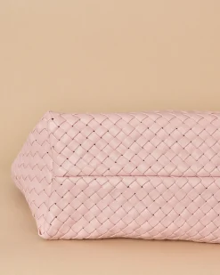 La Piscine Paris Sac en cuir tressé clair Falorni*Femme Sacs