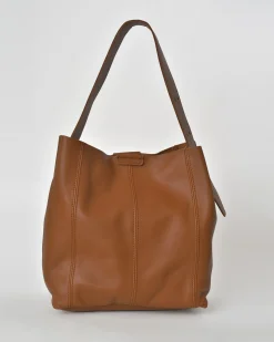 La Piscine Paris Sac porté épaule en cuir Falorni*Femme Sacs
