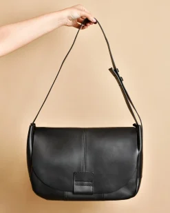 La Piscine Paris Sac porté épaule en cuir grand format Falorni*Femme Sacs