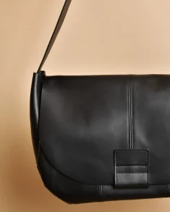 La Piscine Paris Sac porté épaule en cuir grand format Falorni*Femme Sacs