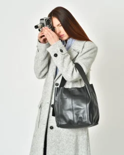 La Piscine Paris Sac porté épaule en cuir Falorni*Femme Sacs