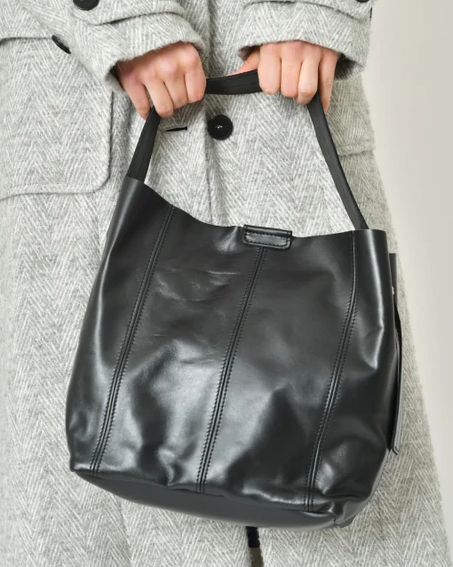 La Piscine Paris Sac porté épaule en cuir Falorni*Femme Sacs