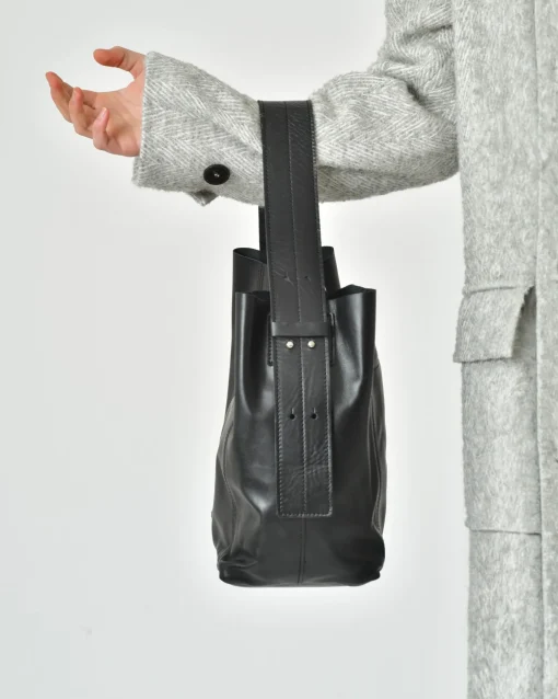 La Piscine Paris Sac porté épaule en cuir Falorni*Femme Sacs