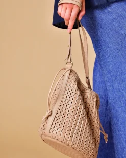 La Piscine Paris Sac porté épaule en cuir perforé Anita Bilardi*Femme Sacs