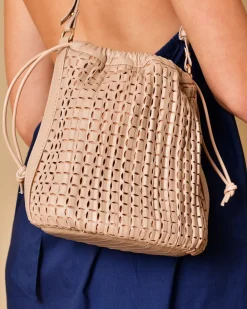 La Piscine Paris Sac porté épaule en cuir perforé Anita Bilardi*Femme Sacs
