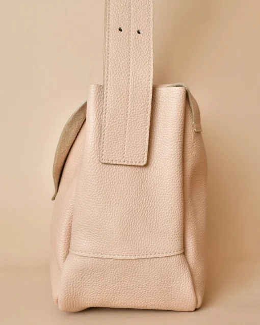 La Piscine Paris Sac porté épaule en cuir texturé Falorni*Femme Sacs