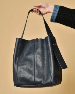 La Piscine Paris Sac porté épaule en cuir texturé Falorni*Femme Sacs