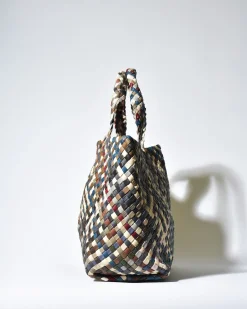 La Piscine Paris Sac porté épaule en cuir tressé Falorni*Femme Sacs