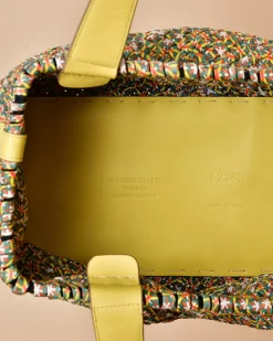 La Piscine Paris Sac porté épaule en cuir tressé avec trousse amovible Falorni*Femme Sacs