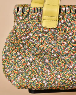 La Piscine Paris Sac porté épaule en cuir tressé avec trousse amovible Falorni*Femme Sacs