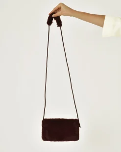 La Piscine Paris Sac porté épaule en fausse fourrure Anita Bilardi*Femme Sacs