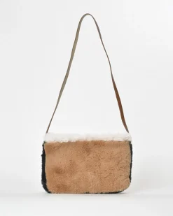 La Piscine Paris Sac porté épaule en fourrure synthétique Anita Bilardi*Femme Sacs