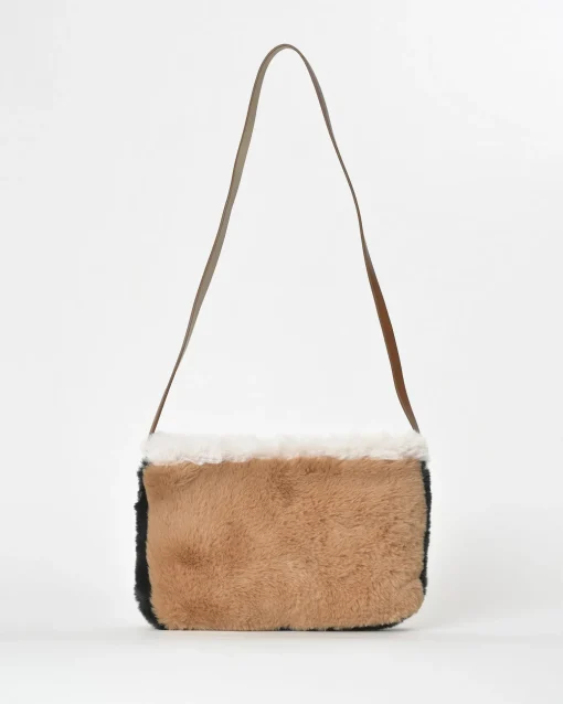 La Piscine Paris Sac porté épaule en fourrure synthétique Anita Bilardi*Femme Sacs