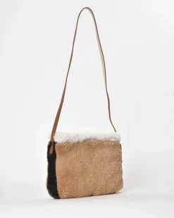 La Piscine Paris Sac porté épaule en fourrure synthétique Anita Bilardi*Femme Sacs