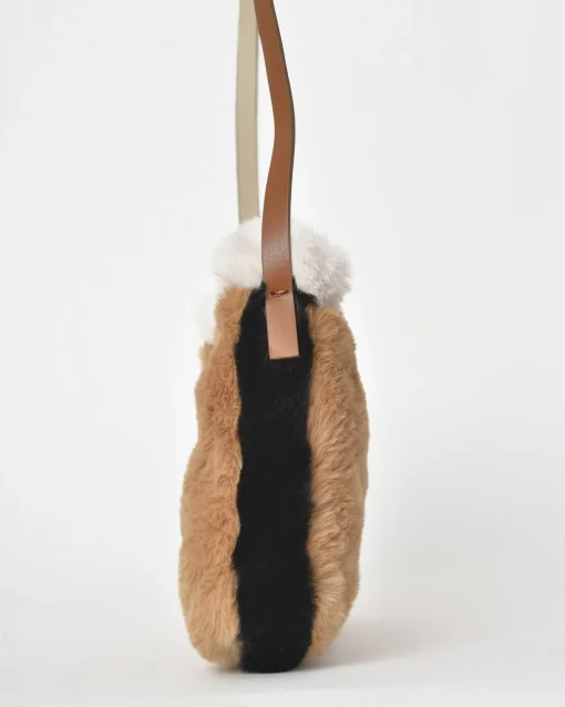 La Piscine Paris Sac porté épaule en fourrure synthétique Anita Bilardi*Femme Sacs