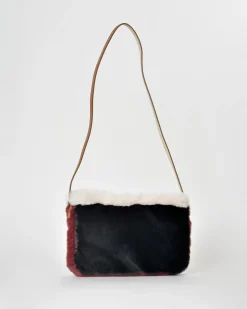 La Piscine Paris Sac porté épaule en fourrure synthétique Anita Bilardi*Femme Sacs
