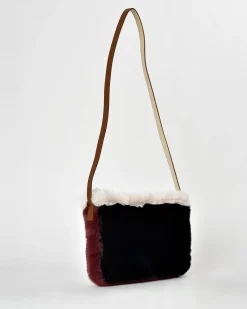 La Piscine Paris Sac porté épaule en fourrure synthétique Anita Bilardi*Femme Sacs