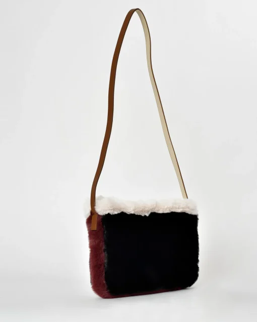 La Piscine Paris Sac porté épaule en fourrure synthétique Anita Bilardi*Femme Sacs