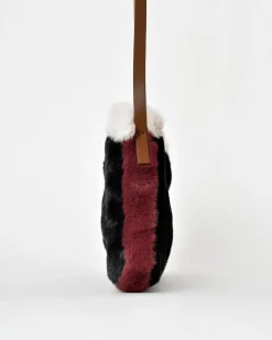 La Piscine Paris Sac porté épaule en fourrure synthétique Anita Bilardi*Femme Sacs