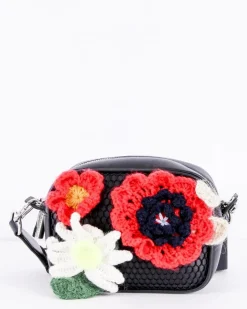 La Piscine Paris Sac porté épaule à fleurs brodés Christopher Kane*Femme Sacs