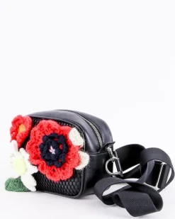 La Piscine Paris Sac porté épaule à fleurs brodés Christopher Kane*Femme Sacs