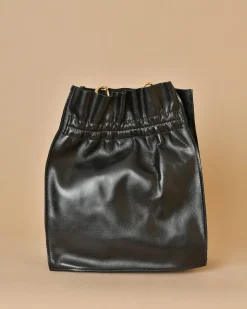 La Piscine Paris Sac sceau en cuir avec chaîne doré Falorni*Femme Sacs