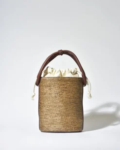 La Piscine Paris Sac seau en raphia Sfizio*Femme Sacs