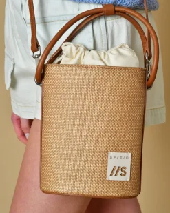 La Piscine Paris Sac seau en raphia Sfizio*Femme Sacs