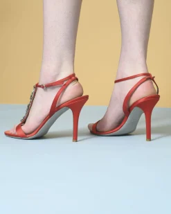 La Piscine Paris Sandales à brides en satin à cristaux Valentino Garavani*Femme Chaussures