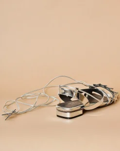 La Piscine Paris Sandales es métallisées Lorena Antoniazzi*Femme Chaussures
