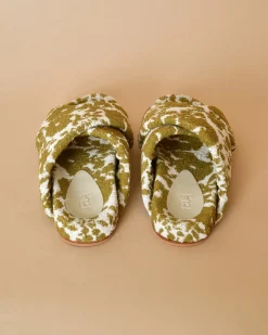 La Piscine Paris Sandales avec imprimé et bandes croisées Tela*Femme Chaussures